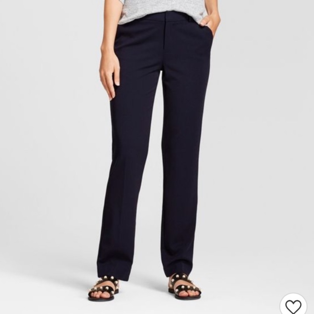 NWT A New Day Navy Stretch Dress Pants - 10